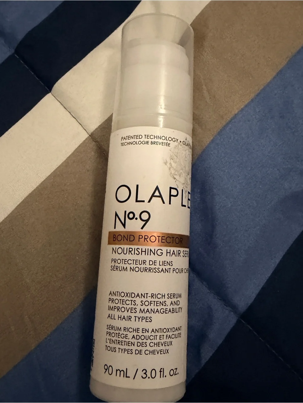 OLAPLEX No.9 Bond Protector Nourishing Hair Serum - White with Gold Accent